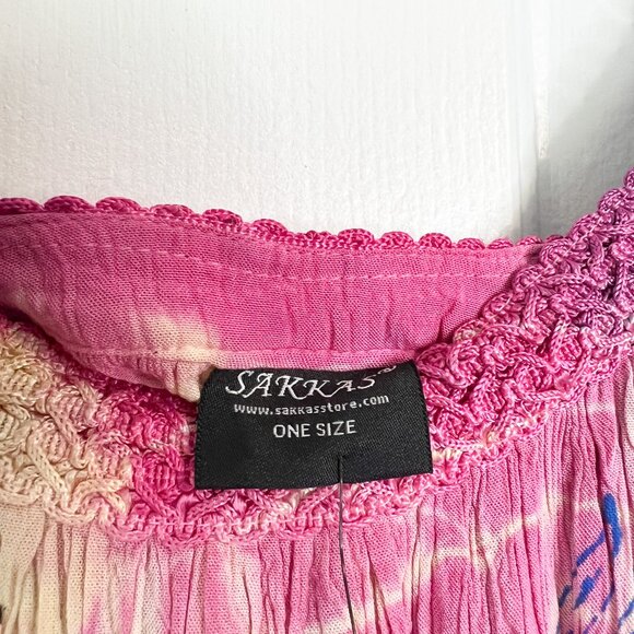 Sakkas Amalia Picot Trim Scoop Neck Tank - Picture 3 of 5